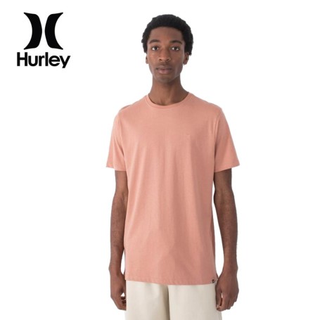 Tee- shirt HURLEY Low Tide Vieux Rose Homme