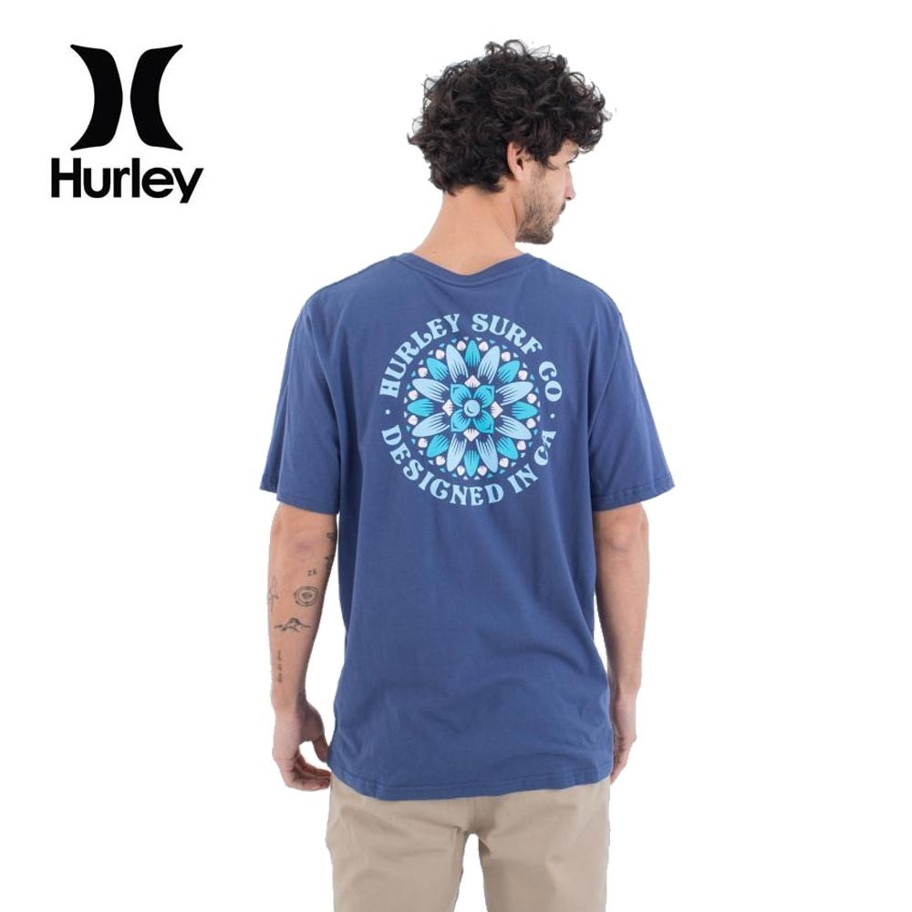 Tee shirt HURLEY Pedals Bleu Homme