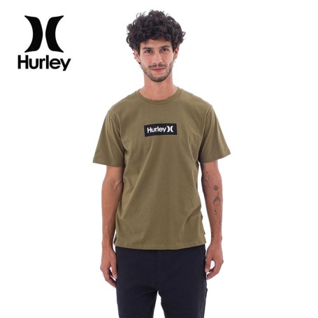 Tee shirt HURLEY Box Only Olive Homme