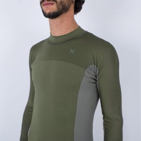 T-shirt U.V. HURLEY Channel Crossing Paddle Olive Homme