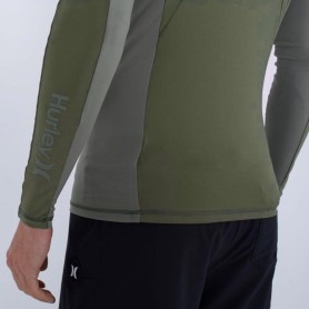 T-shirt U.V. HURLEY Channel Crossing Paddle Olive Homme