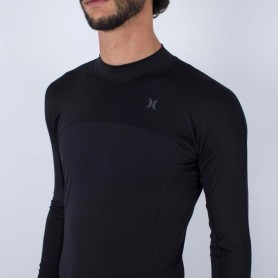 T-shirt U.V. HURLEY Channel Crossing Paddle Noir Homme