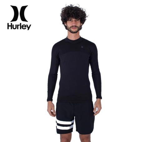 T-shirt U.V. HURLEY Channel Crossing Paddle Noir Homme