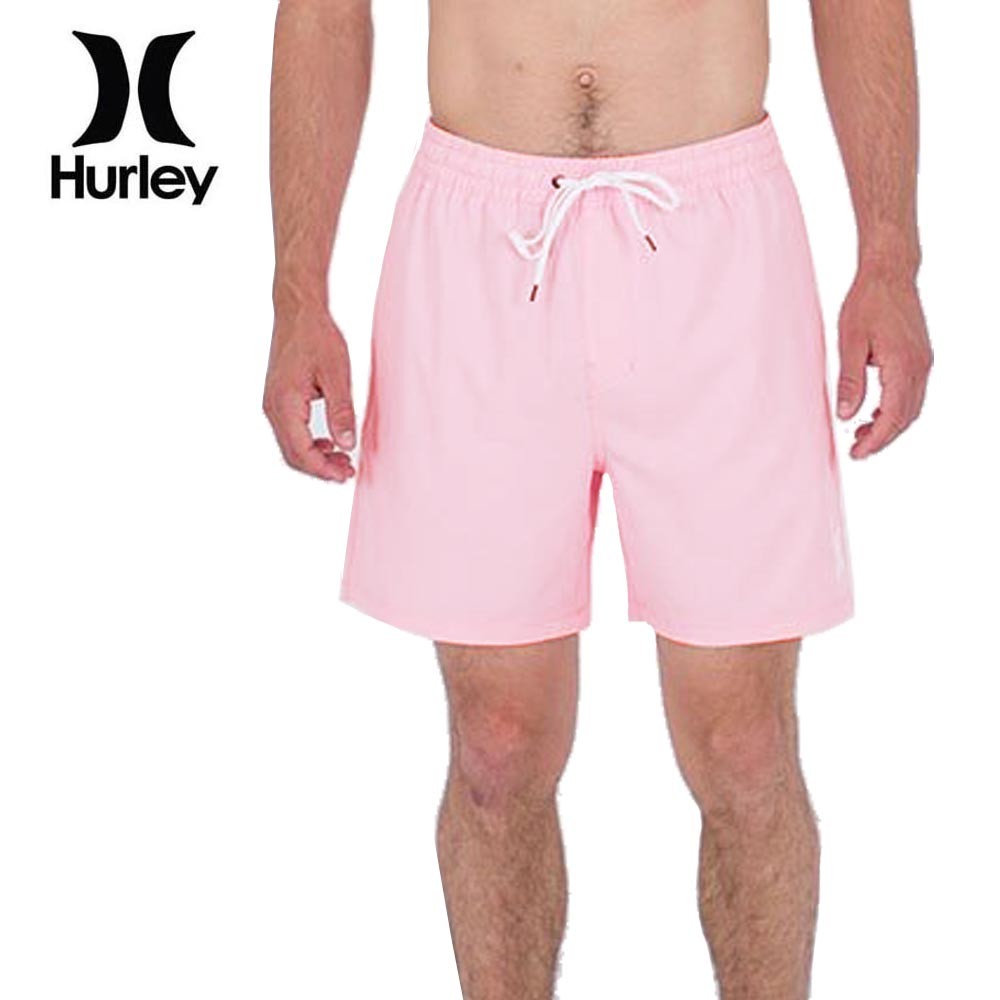 Boardshort HURLEY One and Only Volley 17" Rose Homme