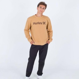 Sweat HURLEY One and Only Solid Camel Homme