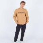 Sweat HURLEY One and Only Solid Camel Homme