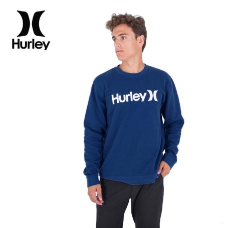 Sweat HURLEY One and Only Solid Bleu Homme