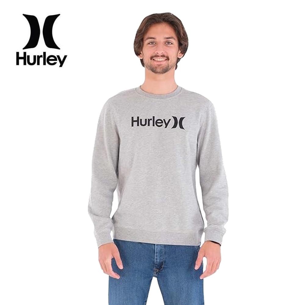 Sweat HURLEY One and Only Solid Gris Homme