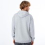 Sweat à Capuche HURLEY One and Only Solid Core Gris  Homme