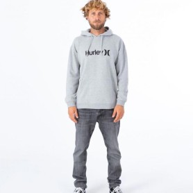 Sweat à Capuche HURLEY One and Only Solid Core Gris  Homme