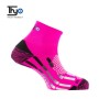 Chaussettes THYO Pody Air Run Rose Fluo Unisexe