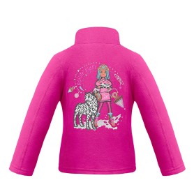 Veste polaire POIVRE BLANC W23-1500 BBGL Magenta BB Fille