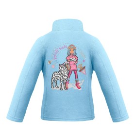 Veste polaire POIVRE BLANC W23-1500 BBGL Bleu Ciel BB Fille