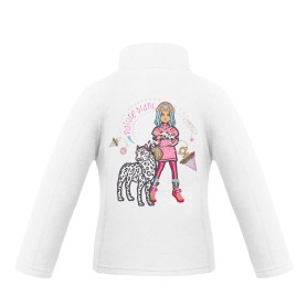 Veste polaire POIVRE BLANC W23-1500 BBGL Blanc BB Fille