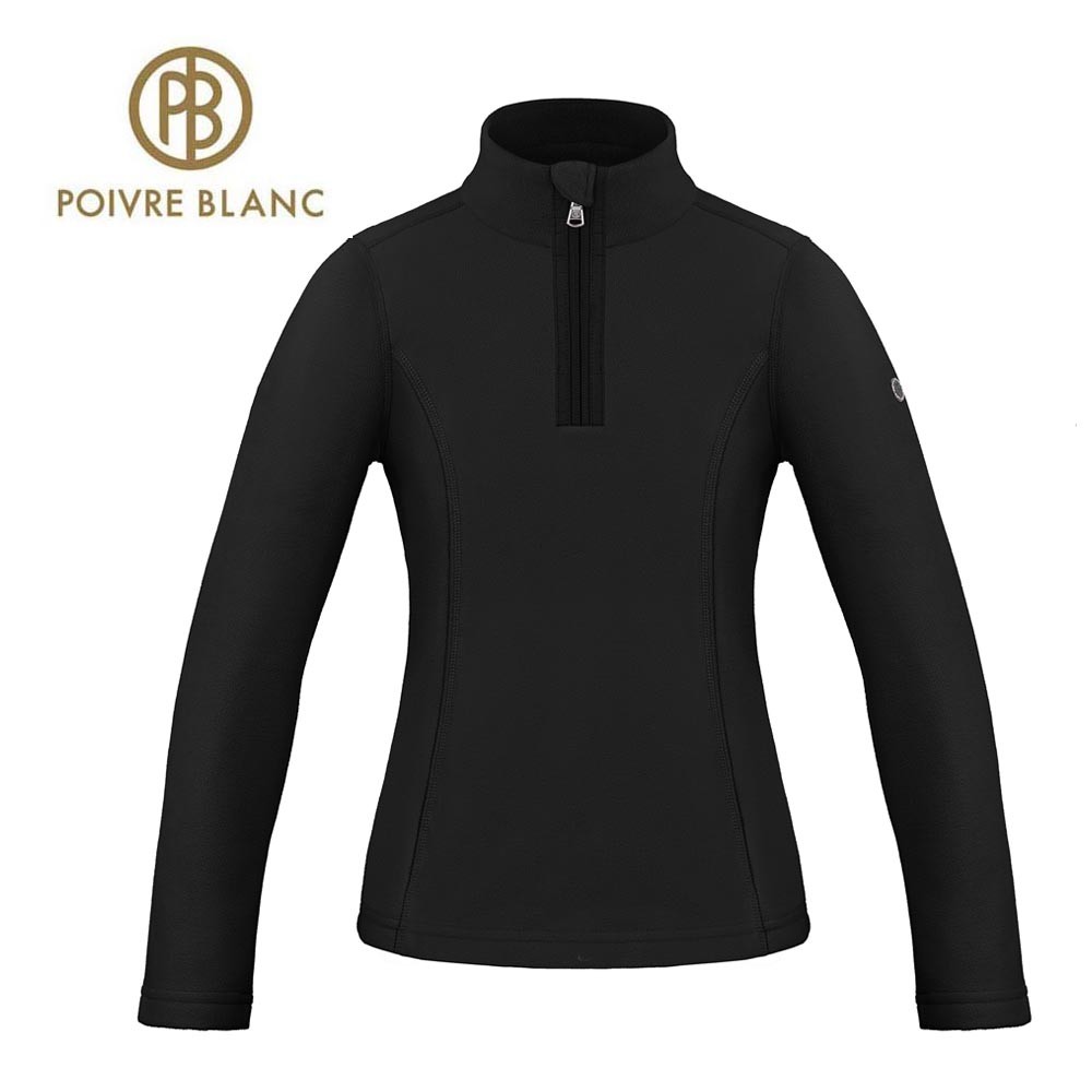Sweat polaire POIVRE BLANC W23-1540 JRGL Noir Fille