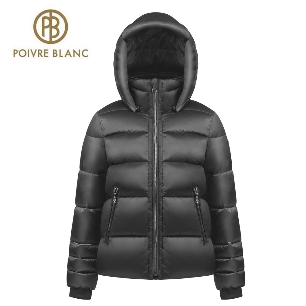 Doudoune de ski POIVRE BLANC W23-1201 JRGL/A Noir Fille