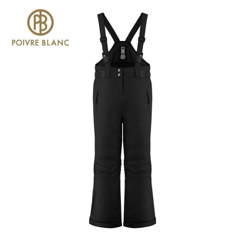 Salopette de ski POIVRE BLANC W23-1022 JRGL Noir Fille