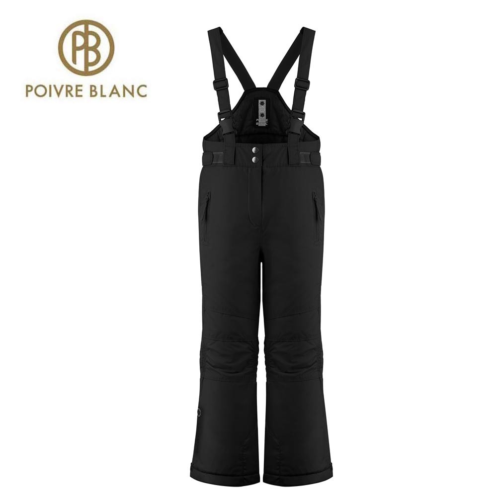 Salopette de ski POIVRE BLANC W23-1022 JRGL Noir Fille