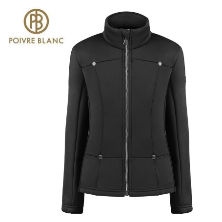 Veste stretch POIVRE BLANC W23-1600 WO Noir Femme
