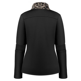 Veste POIVRE BLANC W23-1701 WO/L Noir/Léopard Femme