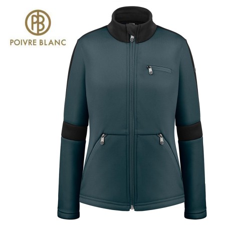 Veste POIVRE BLANC W23-1701 WO/A Vert/Noir Femme
