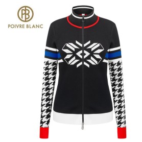 Pull zippé POIVRE BLANC...