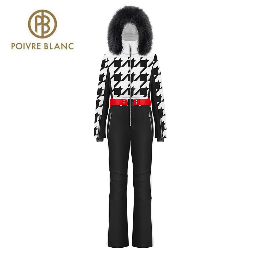 Combinaison de ski POIVRE BLANC W23-0831 WO/C Noir/Blanc Femme