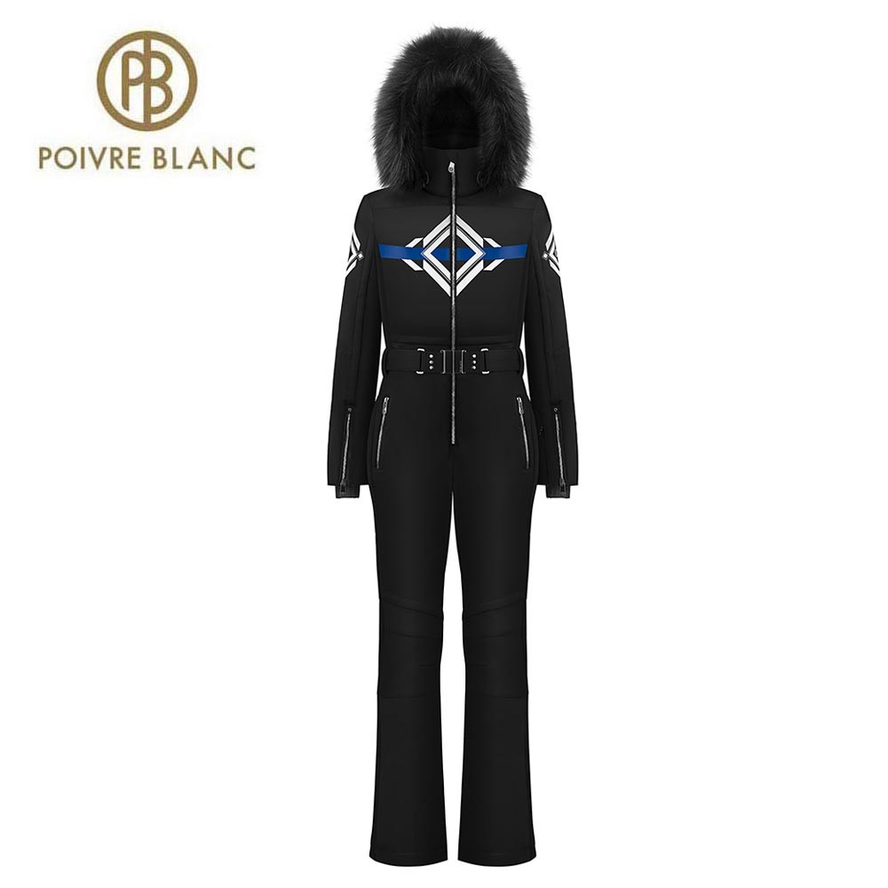 Combinaison de ski POIVRE BLANC W23-0831 WO/A Noir/Blanc Femme
