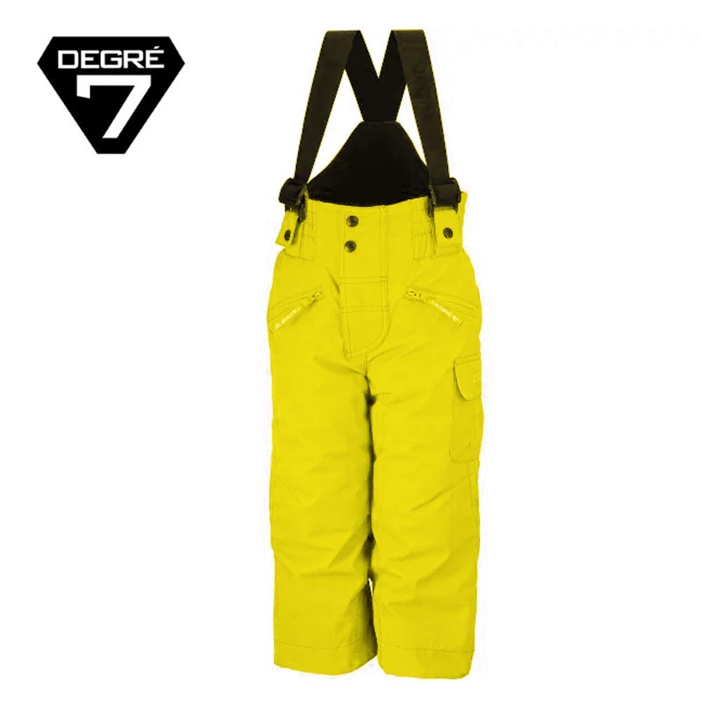 Pantalon de ski DEGRE 7 Escot Jaune Junior