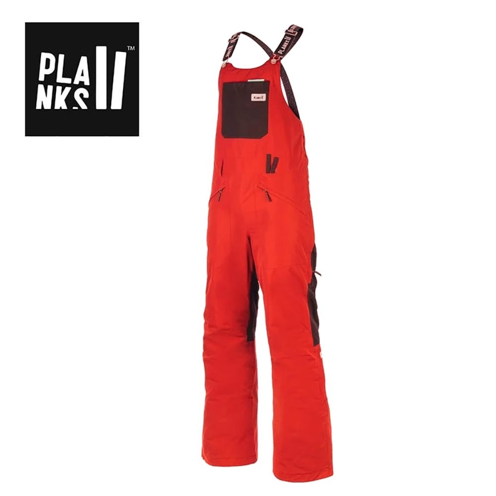 Salopette de ski PLANKS Fun-Garees Rouge Femme