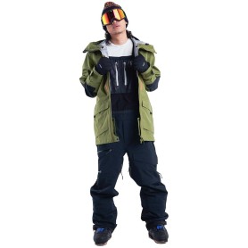 Veste de ski PLANKS Charger 3L Shell Vert Homme