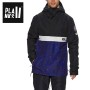 Anorak de ski PLANKS Happy Days Noir/Bleu Homme