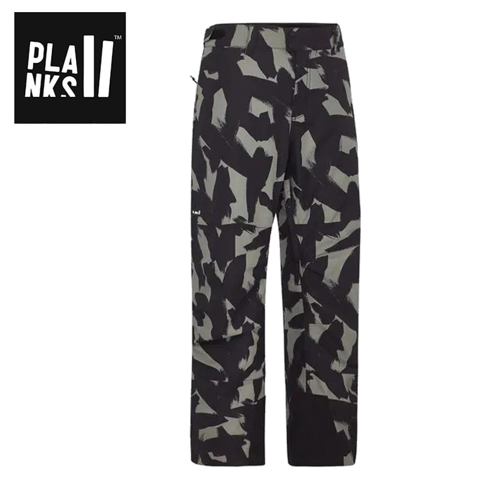 Pantalon de ski PLANKS Easy Rider Kaki/Noir Homme