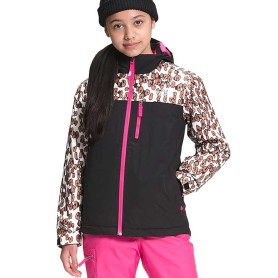 Veste de ski THE NORTH FACE Snowquest Plus Noir/Rose Junior