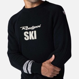 Pull ROSSIGNOL Signature Knit Noir Homme