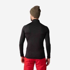 Maillot thermique ROSSIGNOL Classique 1/2 zip Noir Homme