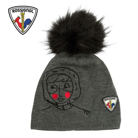 Bonnet de ski ROSSIGNOL JCC Missy Gris Femme