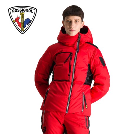 Doudoune de ski ROSSIGNOL JCC Stellar Down Rouge Femme