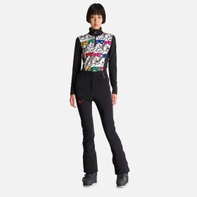 Pantalon de ski Softshell ROSSIGNOL JCC Brady Noir Femme