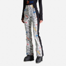 Pantalon de ski Softshell ROSSIGNOL JCC Brady Print Galaxy Femme