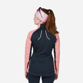 Veste de ski nordique ROSSIGNOL Softshell Rose Femme