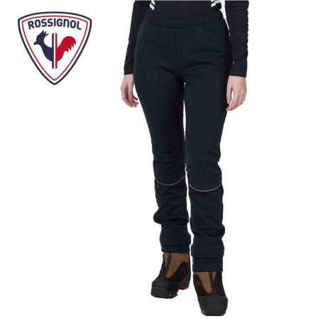 Pantalon de ski nordique ROSSIGNOL Softshell Noir Femme