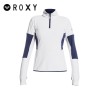 Sweat polaire zippée ROXY Sayna Blanc/Bleu Femme