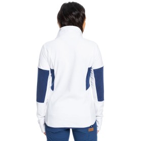 Sweat polaire zippée ROXY Sayna Blanc/Bleu Femme