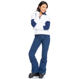 Sweat polaire zippée ROXY Sayna Blanc/Bleu Femme