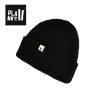 Bonnet à revers PLANKS Recycled Polylana Noir Unisexe