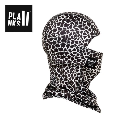 Cagoule de ski PLANKS Heist Hinged Noir/Blanc Unisexe