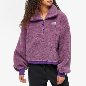 Sweat polaire THE NORTH FACE Sherpa Quarter zip Lavende Femme