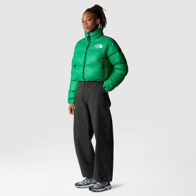 Doudoune THE NORTH FACE Nuptse Short Vert Femme