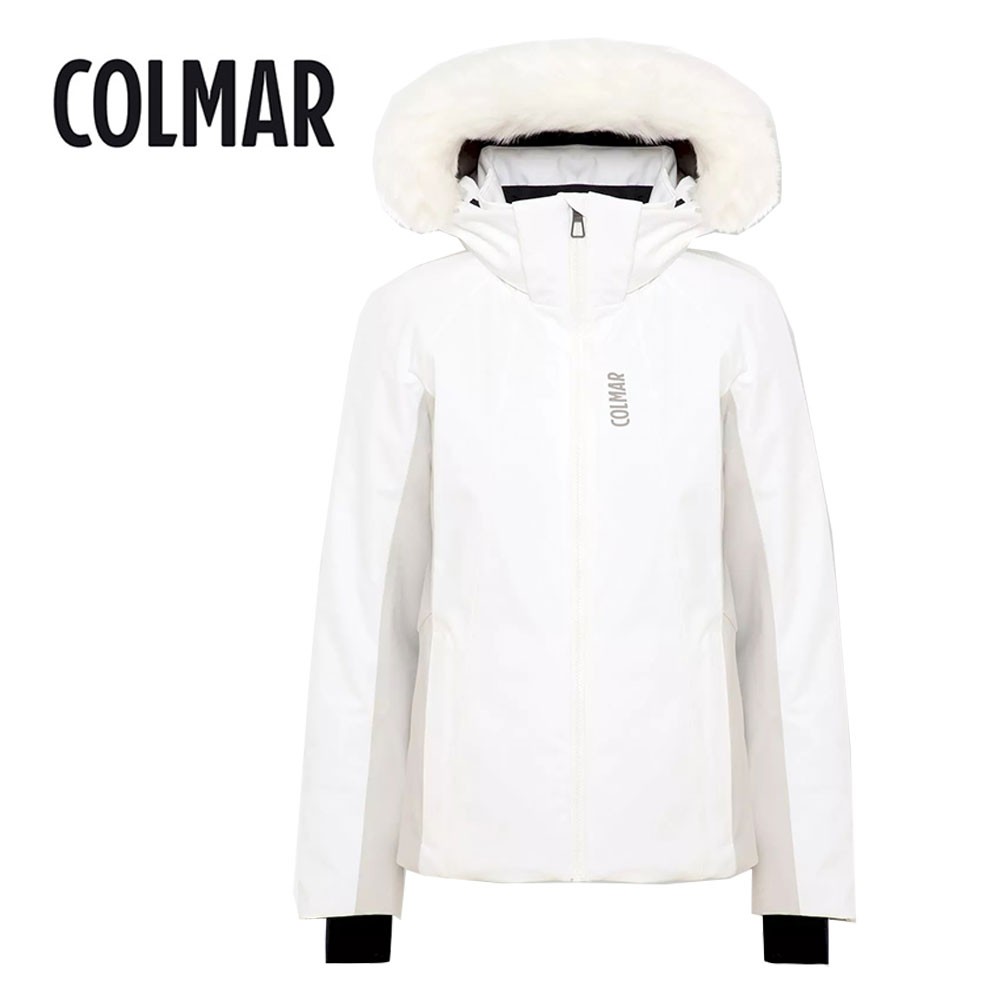 Veste de ski COLMAR Sapporo-Rec Blanc / Beige Femme